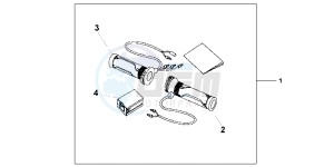 VFR1200FC drawing GRIP HEATER(12A T