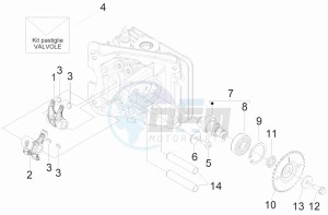 Scarabeo 50 4t 4v net drawing Valve control