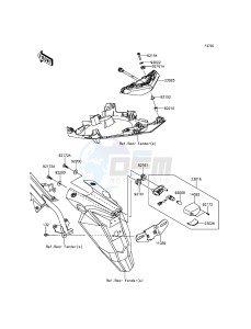 ER-6N ER650EEF XX (EU ME A(FRICA) drawing Taillight(s)