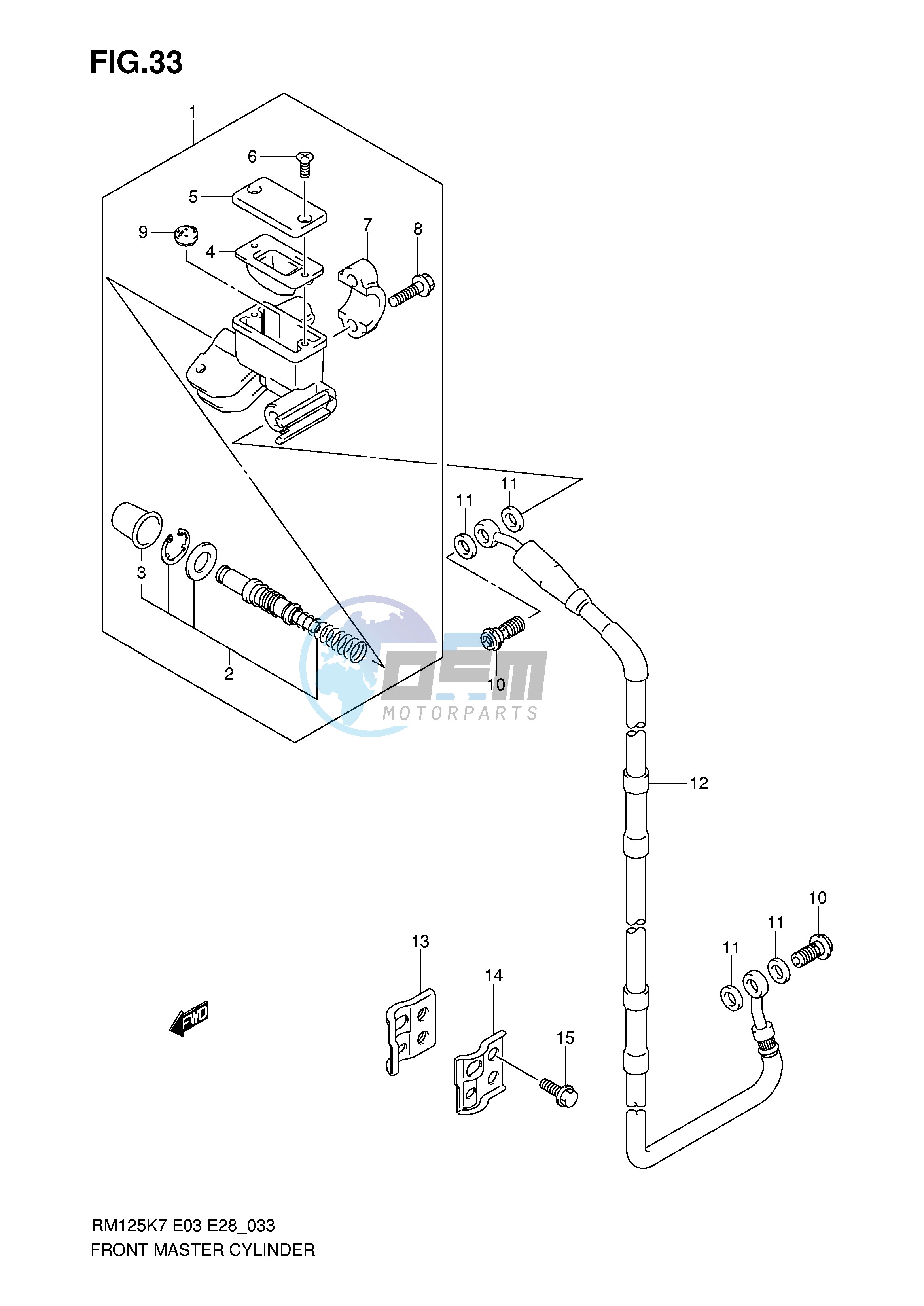 FRONT MASTER CYLINDER