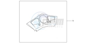 VFR800A9 France - (F / ABS CMF MME TWO) drawing METER PANEL