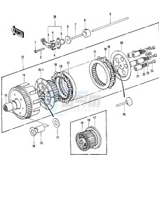 H1 C [MACH III] 500 [MACH III] drawing CLUTCH -- 69-72 H1_A_B_C- -