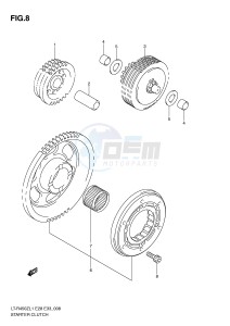 LT-R450 (E28-E33) drawing STARTER CLUTCH