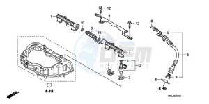 CBR1000RR9 France - (F / CMF MME REP) drawing INJECTOR