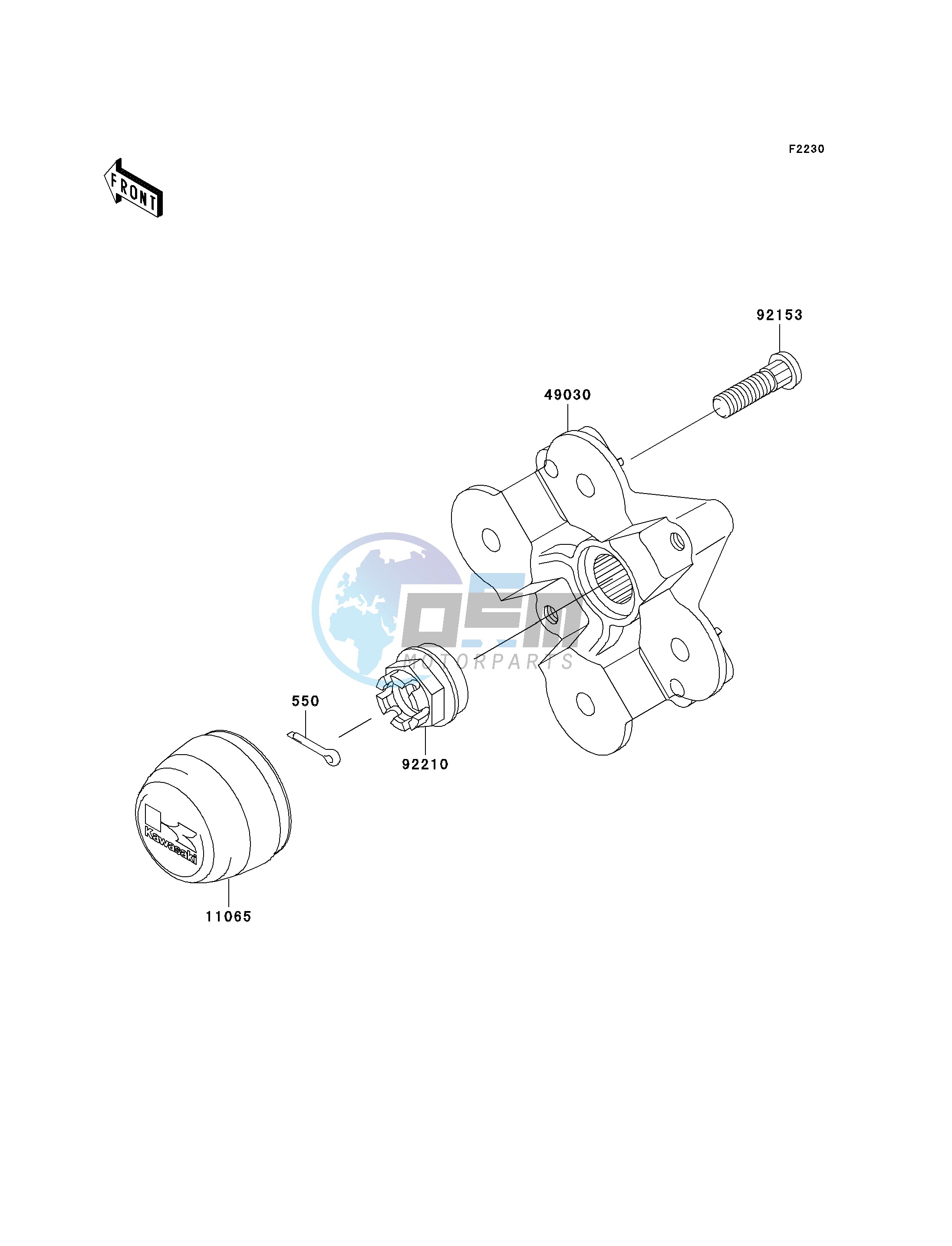 FRONT HUB