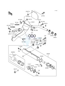 KDX 200 E [KDX200] (E4-E6)) [KDX200] drawing MUFFLER-- S- -