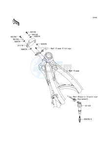 KX 250 W [KX250F MONSTER ENERGY] (W9FA) W9FA drawing IGNITION SYSTEM