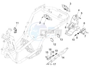 MP3 400 rl Touring drawing Locks