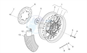 Bellagio 940 drawing Rear wheel I