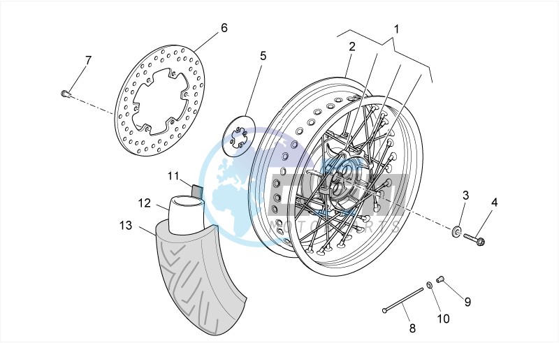 Rear wheel I