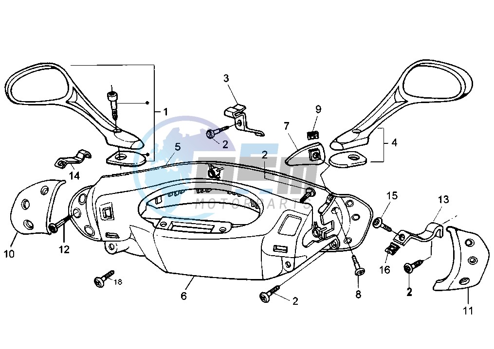 Handlebar covers - Mirrors