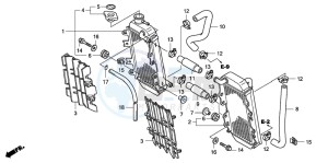 CRF150RB CRF150RB drawing RADIATOR