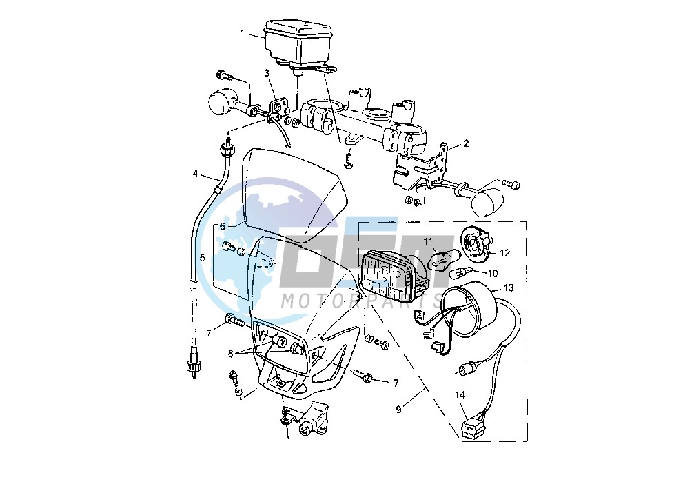 HEADLIGHT-METERS EURO KIT