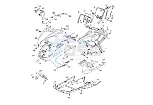 YP R X-MAX 250 drawing FRONT BODY