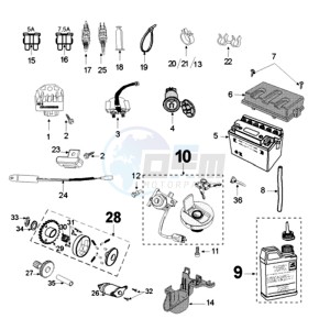 FIGHT 3 E 4T drawing ELECTRIC PART