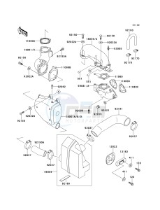 JS 750 B [750 SXI] (B1-B3 B3 CAN ONLY) [750 SXI] drawing MUFFLER-- S- -