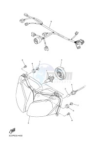 FZ1-S FZ1 FAZER 1000 (2DV6) drawing HEADLIGHT