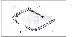 GL1800A Korea - (KO) drawing SADDLEBAG GUARD P