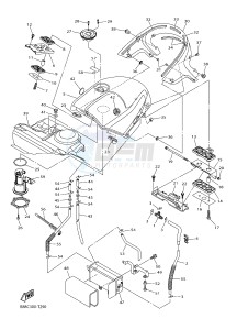 FJR1300AE FJR1300-AS FJR1300AS (B954) drawing FUEL TANK