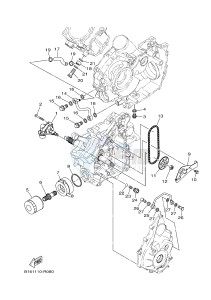 YFM700FWAD YFM70GPSH GRIZZLY 700 EPS SPECIAL EDITION (B1A4) drawing OIL PUMP