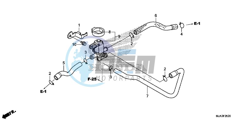 AIR INJECTION VALVE (VT750C/C2S/CA/CS)