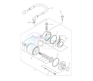 WR R 250 drawing STARTING MOTOR