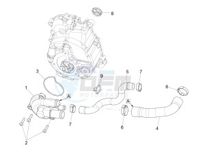 GTV 300 SEI GIORNI IE E4 ABS (EMEA) drawing Cooler pump