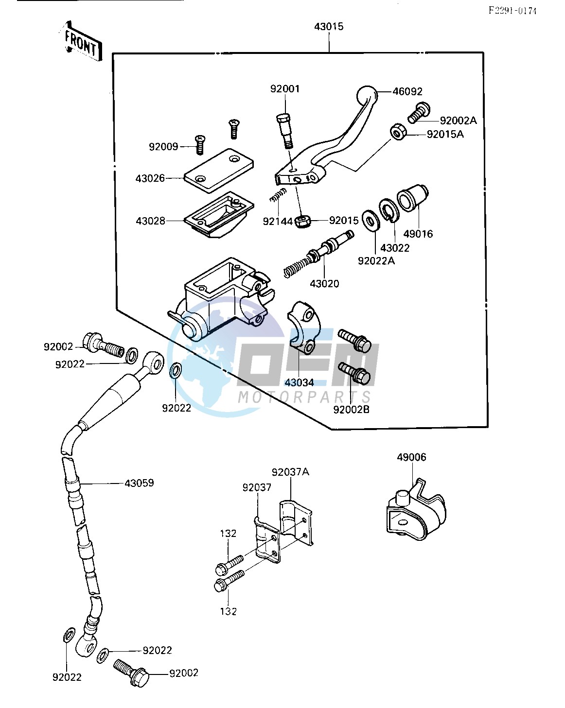 FRONT MASTER CYLINDER