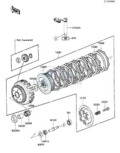 KZ 550 F [SPECTRE] (F1-F2) [SPECTRE] drawing CLUTCH