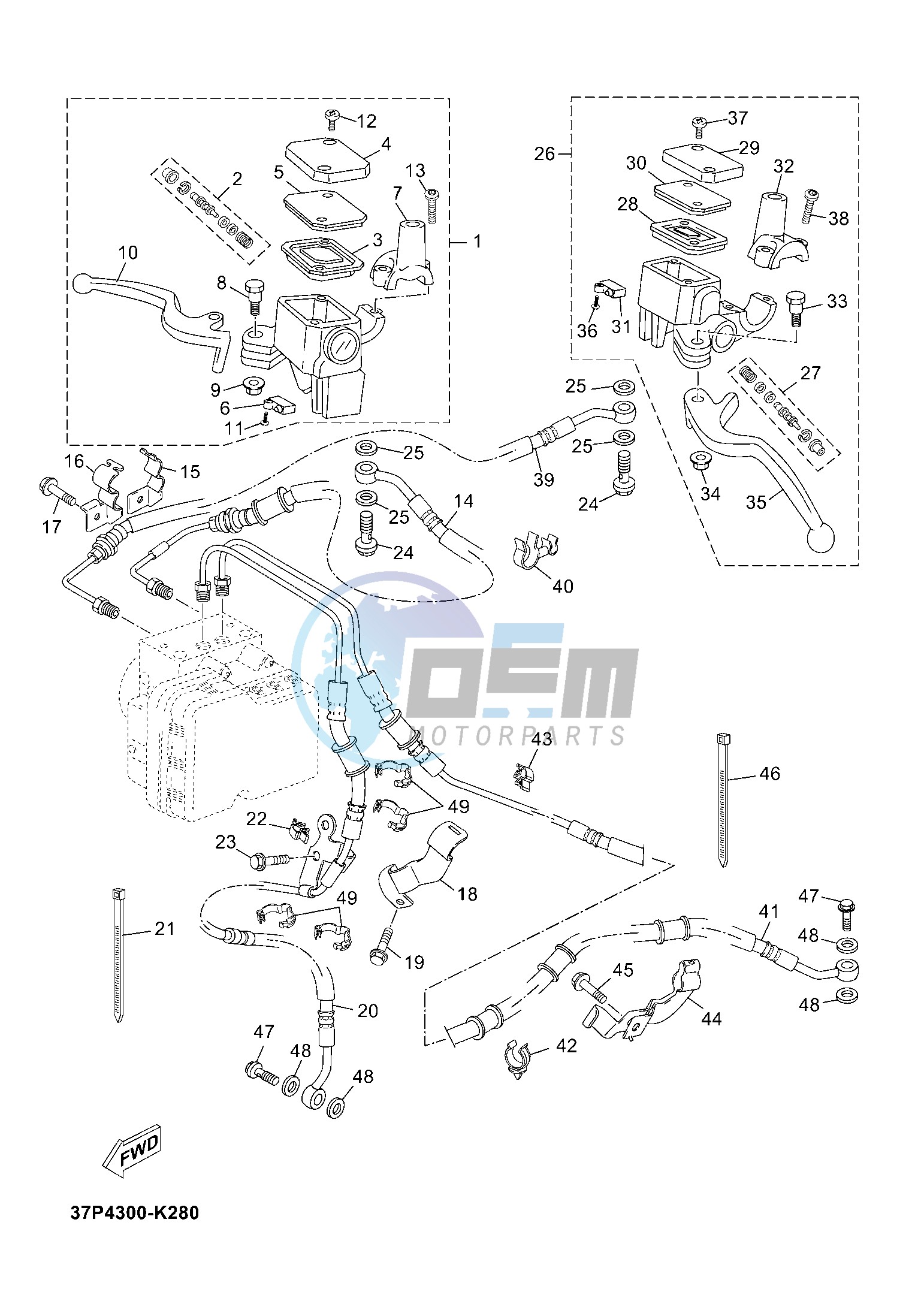 FRONT MASTER CYLINDER