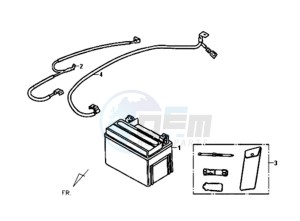 FIDDLE II 50 drawing BATTERY / TOOLKIT