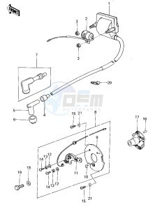 KL 250 A [KLR250] (A1-A2) [KLR250] drawing IGNITION