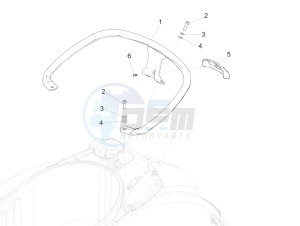 GTV 300 SEI GIORNI IE E4 ABS (APAC) drawing Rear luggage rack