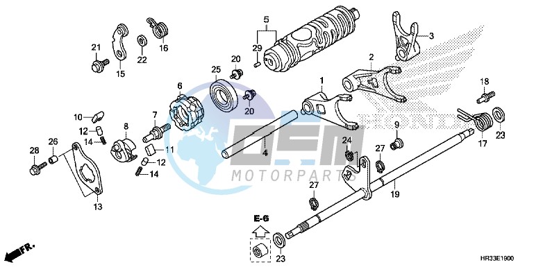 GEARSHIFT FORK (TRX420FA1/FA2)