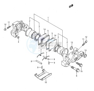 GSX-R750 (E28) drawing REAR CALIPER