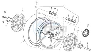 Tuono V4 1100 Factory (EMEA, APAC) (AU, EU, HK, JP, MAL, RC, S, T, TH) drawing Front wheel