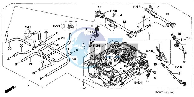 THROTTLE BODY (ASSY.)