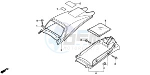 NX2502 drawing REAR FENDER