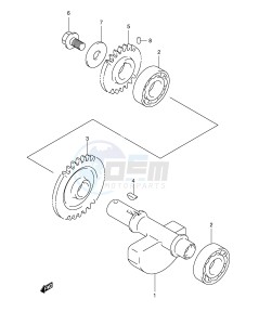 LT-F400 (E24) drawing CRANK BALANCER