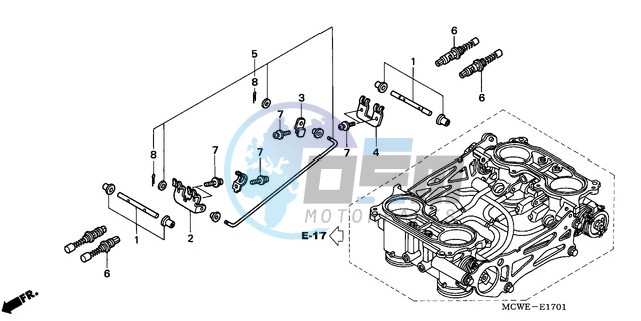 THROTTLE BODY (COMPONENT PARTS)