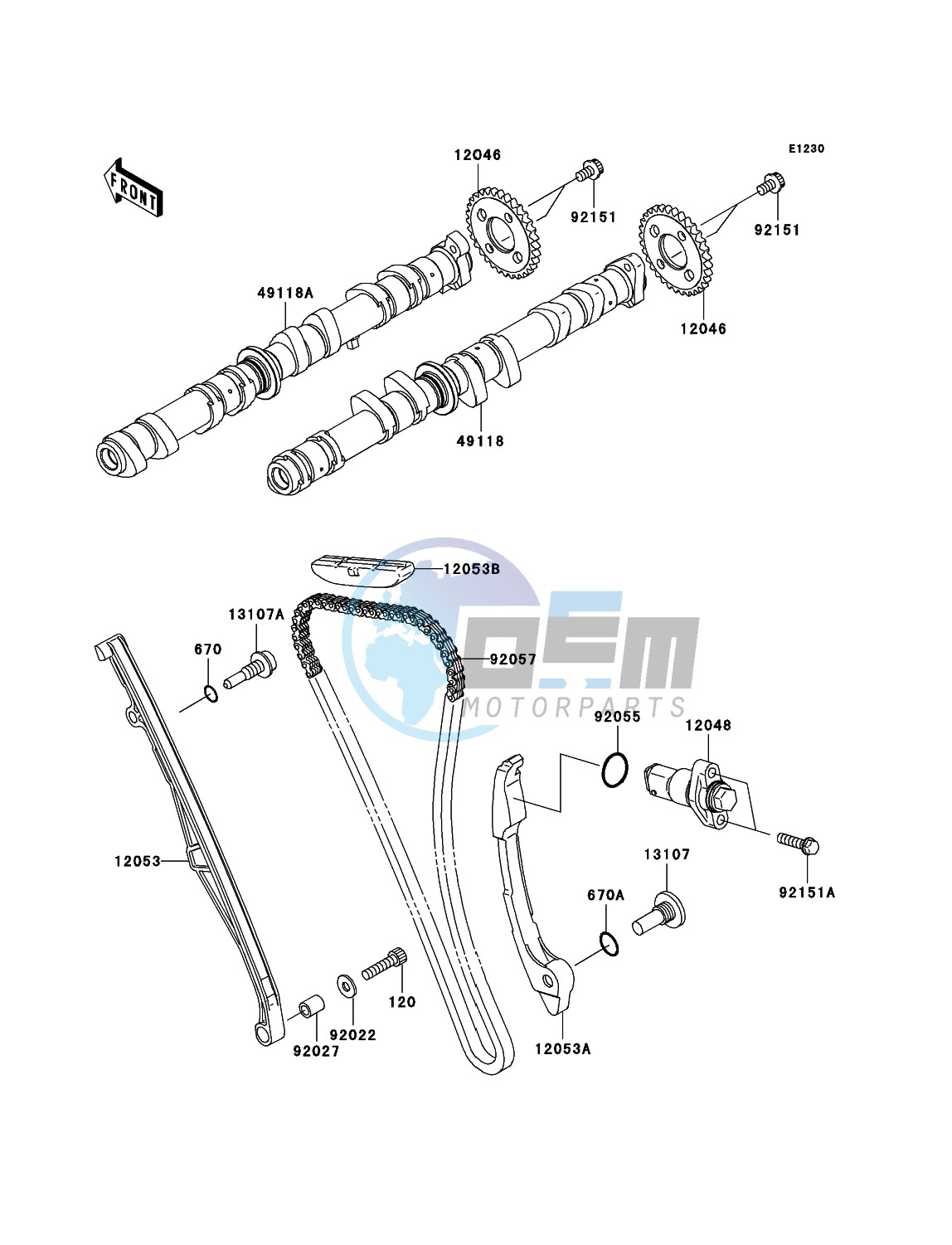 Camshaft(s)/Tensioner