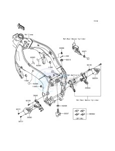 NINJA ZX-6R ZX600RFF FR GB XX (EU ME A(FRICA) drawing Frame Fittings(Front)