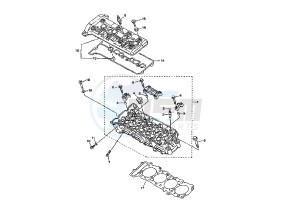 FJR 1300 drawing CYLINDER HEAD