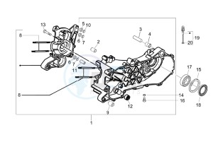 S 50 2T (25 Kmh) B-NL drawing Crankcase