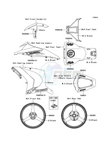 NINJA_ZX-10R_ABS ZX1000KDF FR XX (EU ME A(FRICA) drawing Decals(F.Ebony)