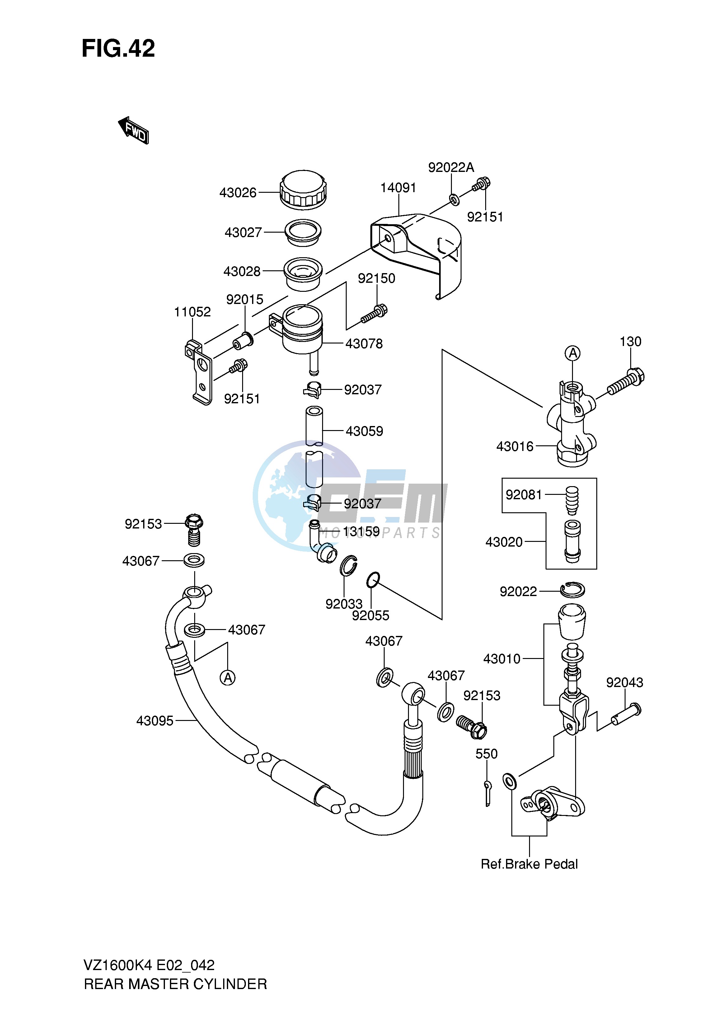 REAR MASTER CYLINDER