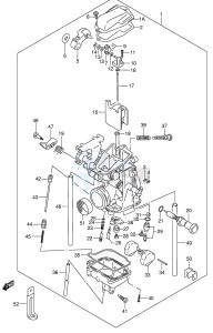 DR-Z250 (E3-E28) drawing CARBURETOR (E3 E28)