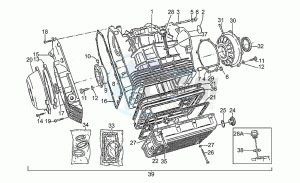 GT 1000 drawing Crankcase