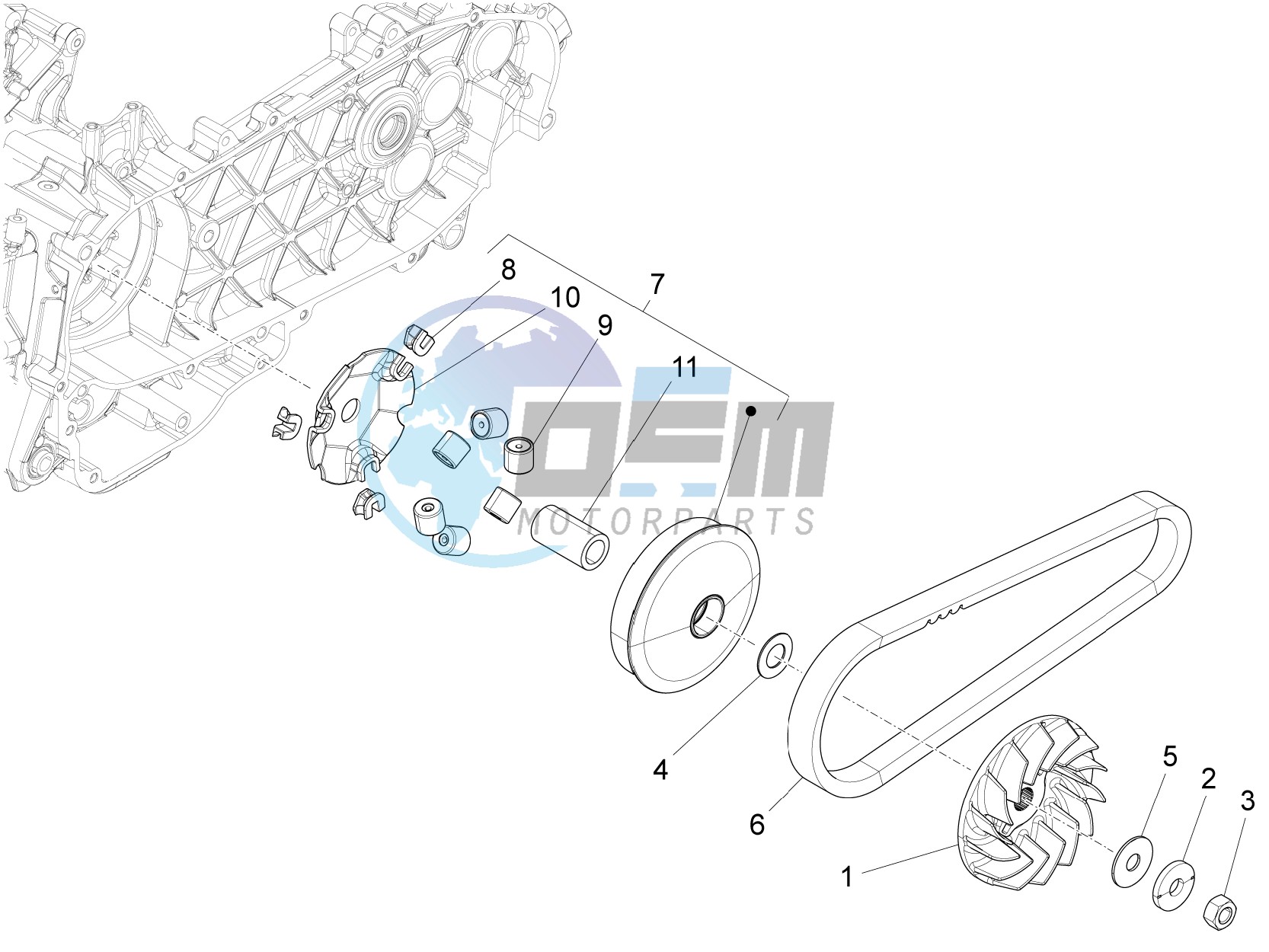 Driving pulley