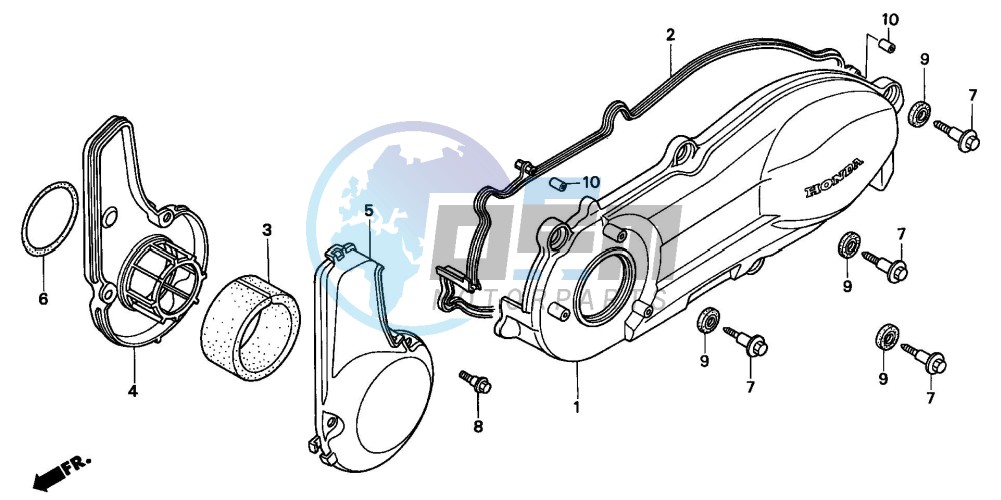 LEFT CRANKCASE COVER